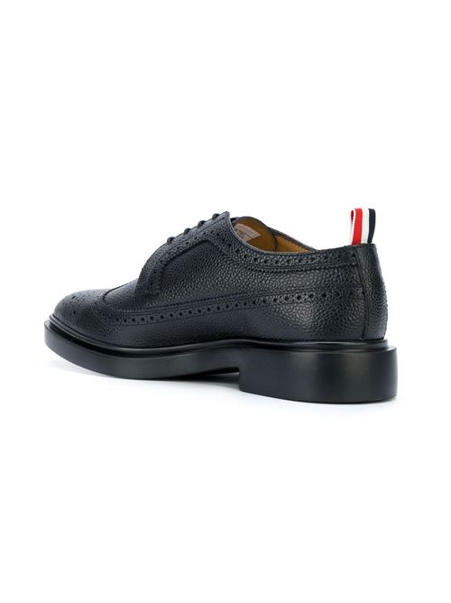 Black calf leather lace up THOM BROWNE | MFD002H00198001